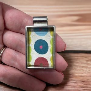 Hand Crafted Dot necklace pendant